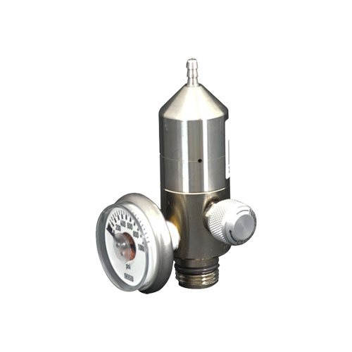 Regulador de pressão para cilindros de teste e calibração em detectores de gás